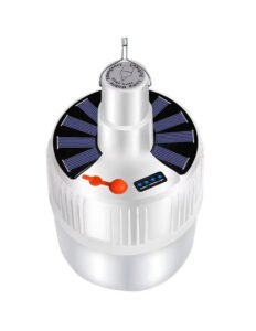 Foco LED Solar Emergencia 45W Recargable USB 8000K | 40756 - Imagen 2