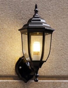 Lámpara Arbotante de Pared Tipo Farol Negra para Exterior o Interior Techado | 62001 - Imagen 6