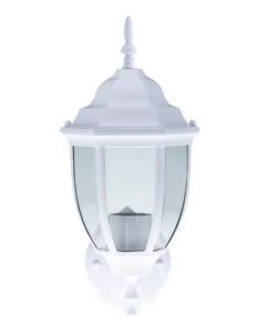 Arbotante Farol Blanco E27 de Metal y Vidrio 38x16 cm | 62021 - Imagen 5