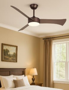 Ventilador de Techo con Luz 3 Aspas 6 Velocidades | 33W | 130 cm | 3 Tonos de Luz | 63070 - Imagen 7