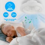 Ventilador de techo Cityluz con control remoto 4 velocidades | 63057 - Imagen 6