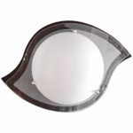 Lámpara de Techo CITYLUZ Ojo Grande Mil Luces Madera Chocolate Blanco E27