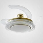 Ventilador de Techo Retráctil CITYLUZ Makira LED 72W Control Remoto 3 Tonos