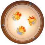 Plafón Cityluz Led 3 Tonos 12w Lámpara De Techo Frutas