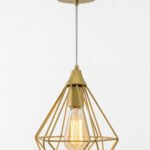 Lampara colgante incandescente y led Cityluz Roby