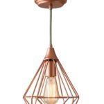 Lampara colgante incandescente y led Cityluz Roby