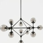 Lámpara Colgante CITYLUZ Hudson Vintage Negro Mate con Vidrio E27
