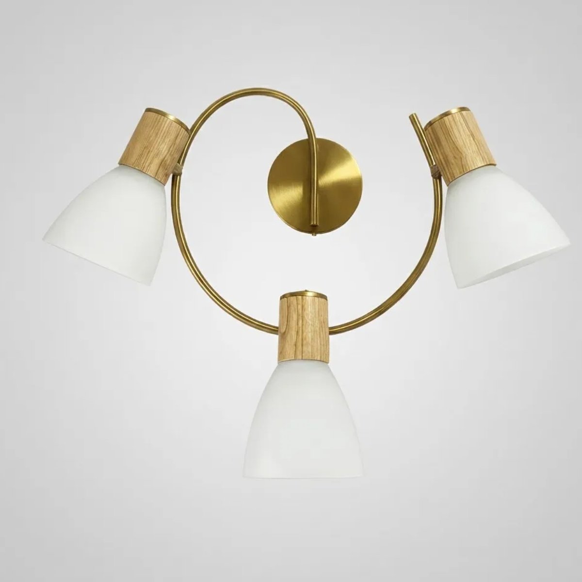 8435388621097 Lámpara Pared Arbotante 3 Luces Cityluz Dorada E27 - Imagen 1